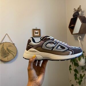 Dior B30 Brown and Tan Sneakers